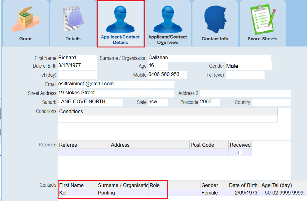 AddContactAssessor