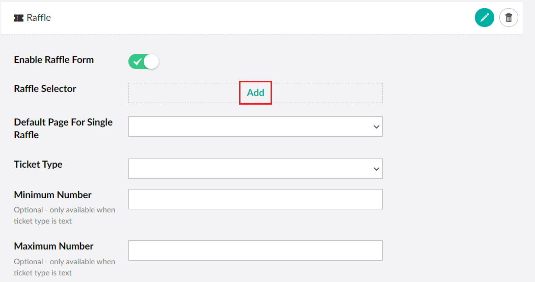 AddRaffleSelector