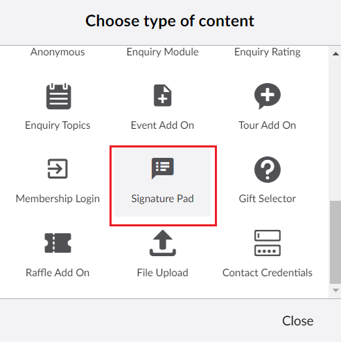 AddSignaturePad