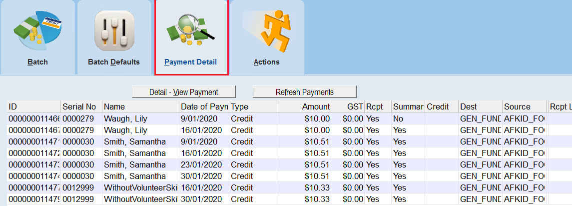 BatchPaymentDetail