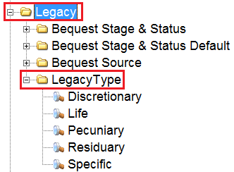 BequestLegacyElementTypeLookupValues