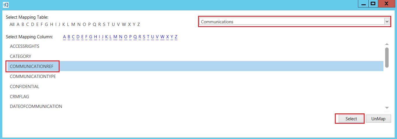 CommunicationsMap