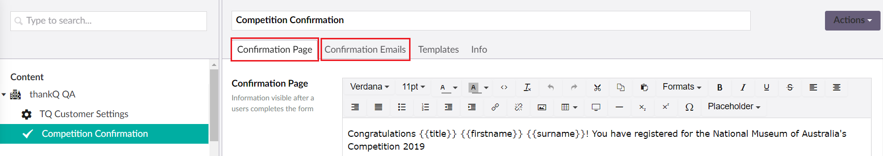 ConfirmationPage