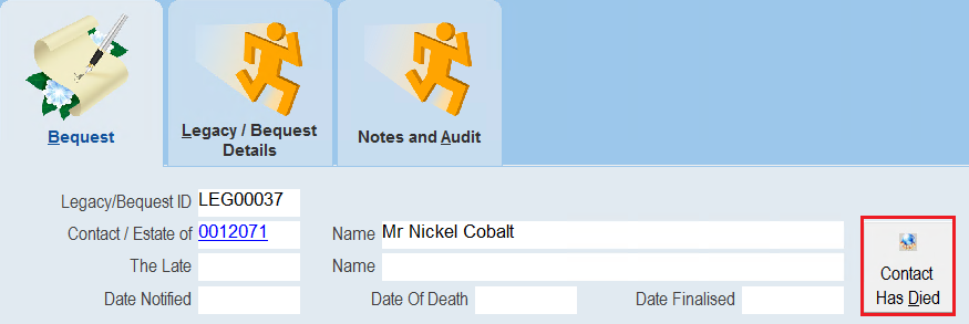 ContactHasDied