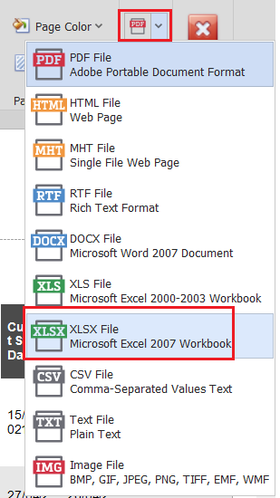 ConvertReportToExcel