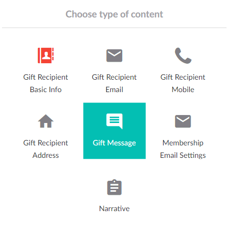 CreateGiftMessage