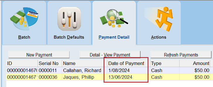 DateOfPaymentResults