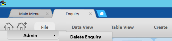 DeleteEnquiryOption