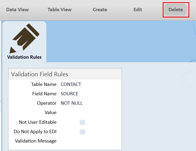 DeleteValidation