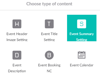 EventSummarySetting