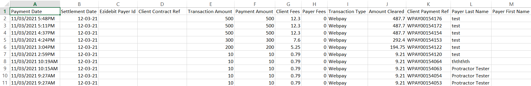 EzidebitExcelList