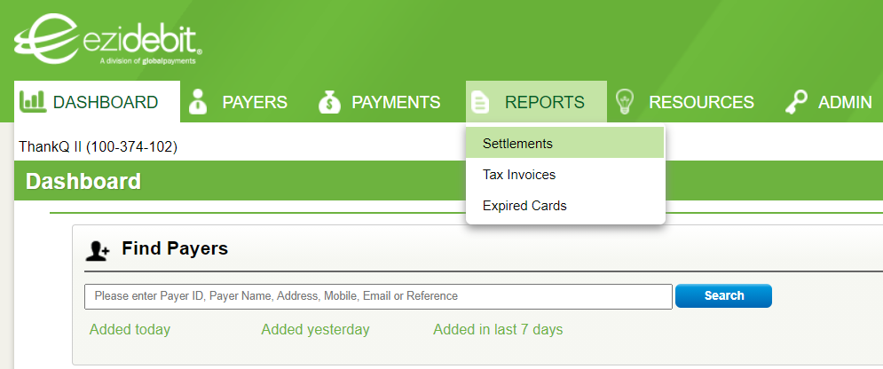 EzidebitReportSettlements