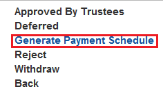GeneratePaymentSchedule