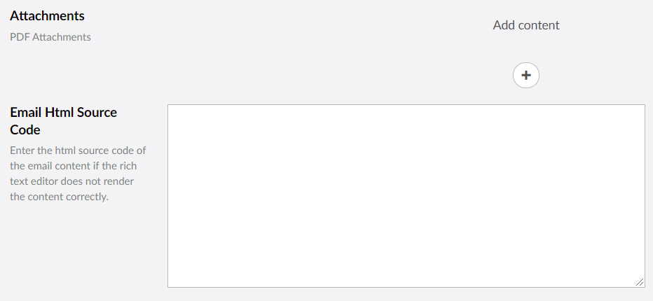 HTML or Attachments