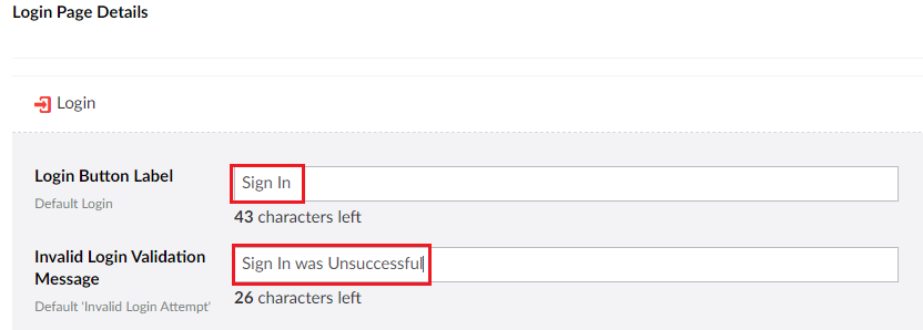 LoginLabels