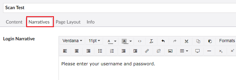 LoginPageNarrative