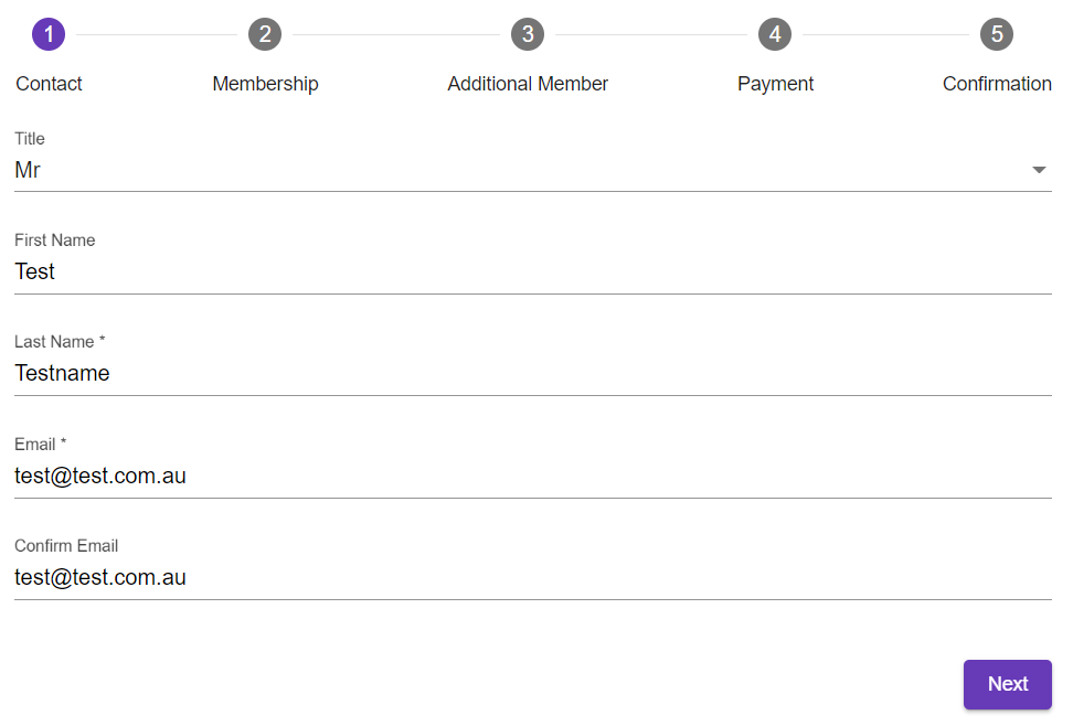 MembershipContactDetails