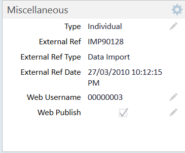 Miscellaneous