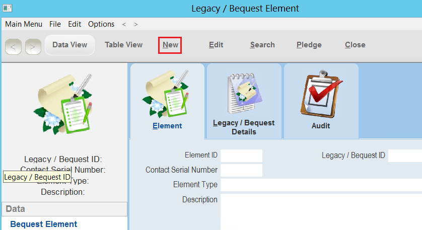 NewElementBequest