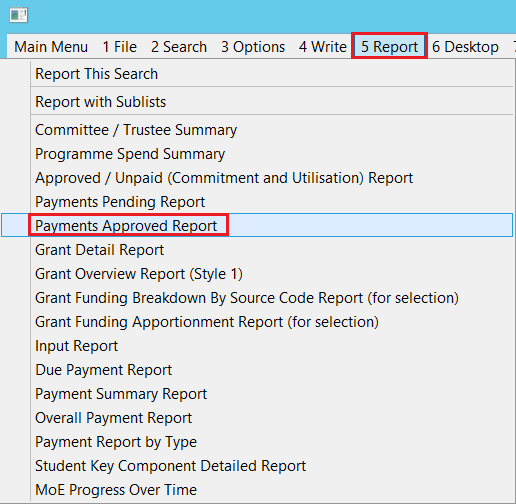PaymentsApprovedReport