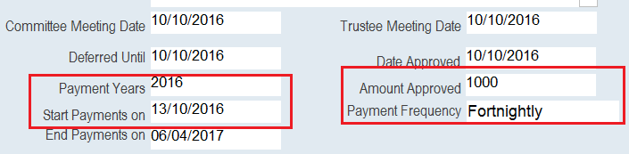 PaymentScheduleRequirements