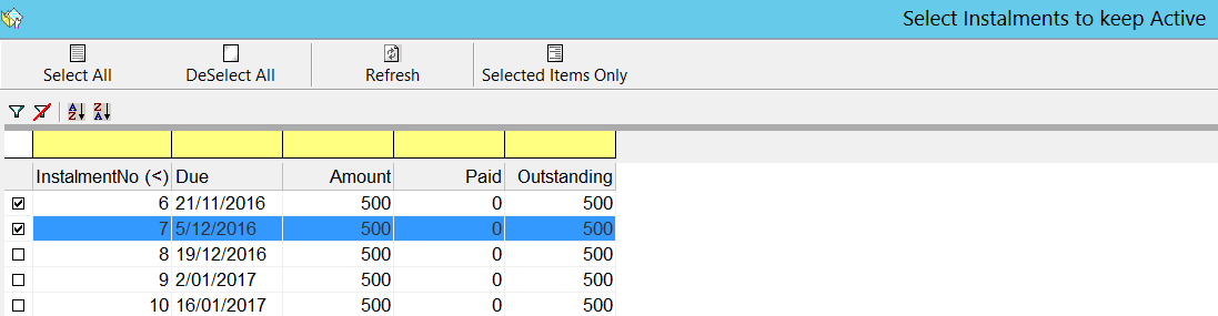 SelectExcludedInstalmentsPicklist