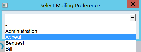 SelectMailingPreference