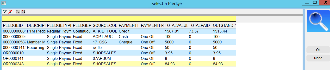 SelectPledgeSplit