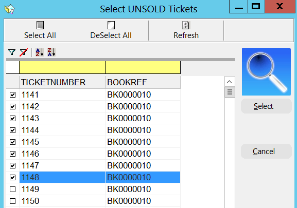 SelectUnsoldTicketsPicklist