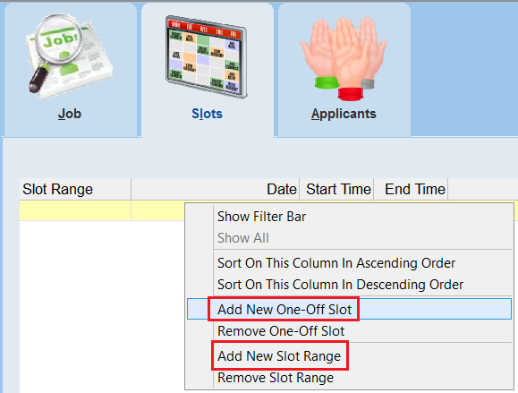 SlotsJobOptions