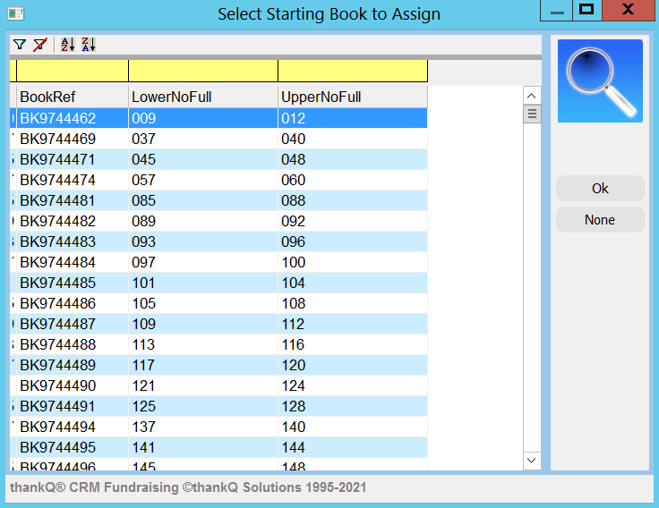 StartingBookSelect