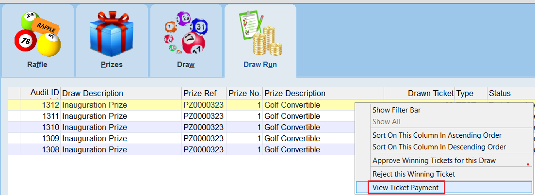 ViewTicketPayment